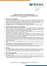BRINK GmbH Allgemeine Verkaufs- und Lieferbedingungen